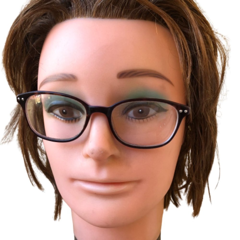 Kate Spade Eyeglasses FRAMES Only Pink Plastic + Metal Stripes